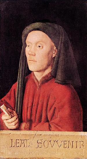 Jan Van Eyck Portrait of a Young Man oil painting picture